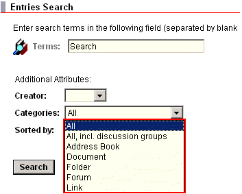 search page