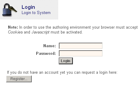 login on to WebGenesis