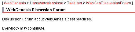 Discussion forum: texts